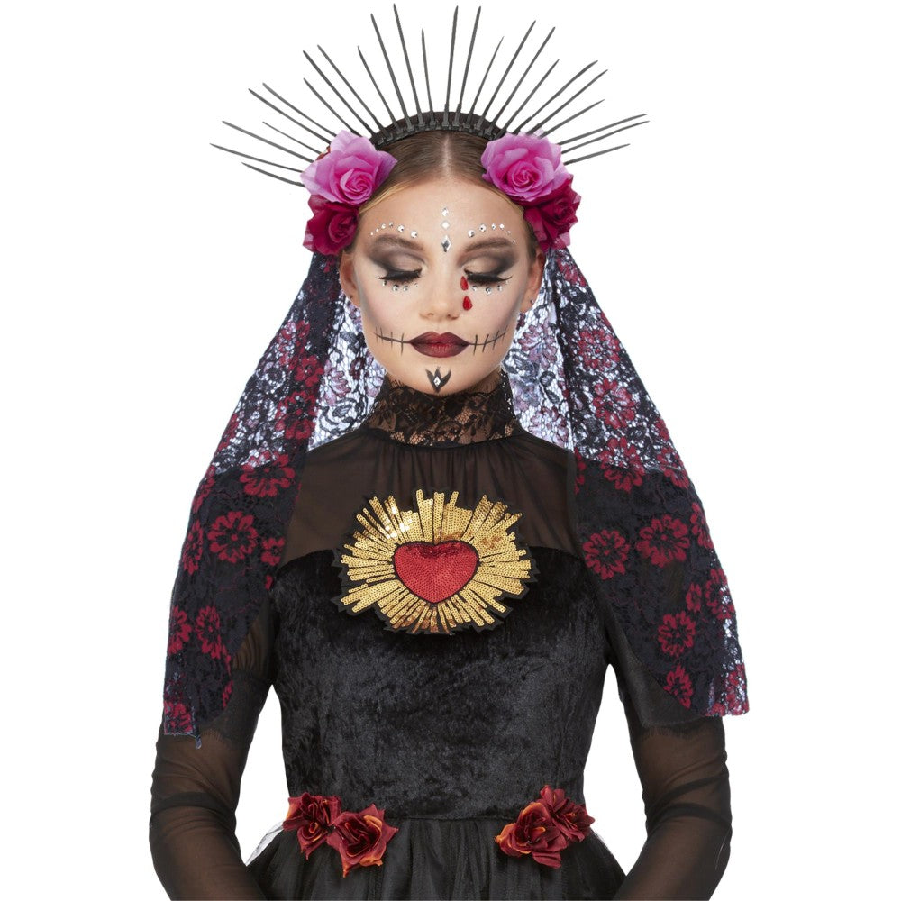 Deluxe Sunburst Day Of The Dead Headband