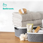 14l Ulana Woven Basket - Grey