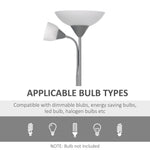 Mother-child Floor Lamp Duo Light Steel Frame 2 Switches
