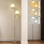 Floor Lamp With 3 Colour Temperatures, Modern Standing Lamp | Silver