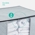 Quilted Storage Bag Set Of 3