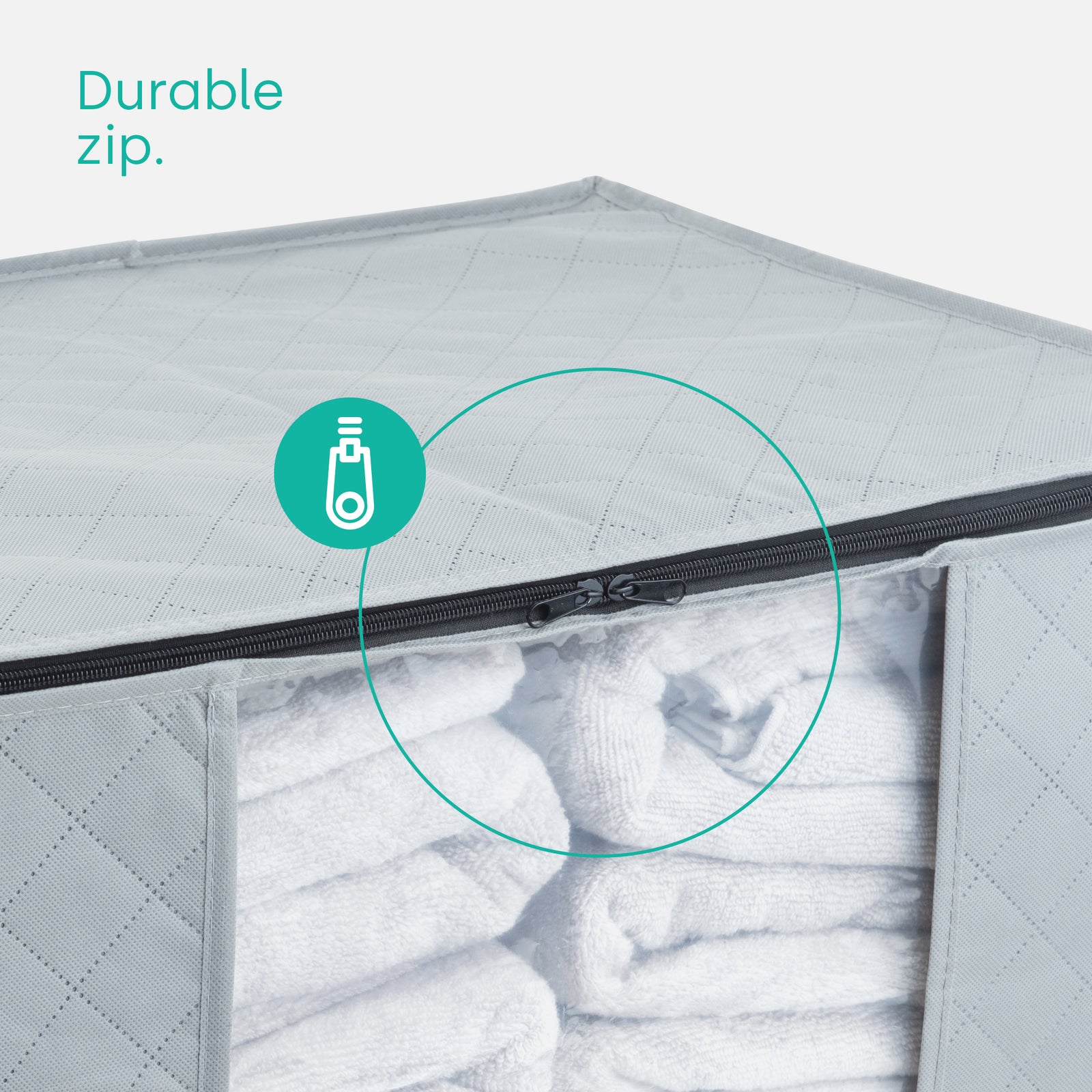 Quilted Storage Bag Set Of 3
