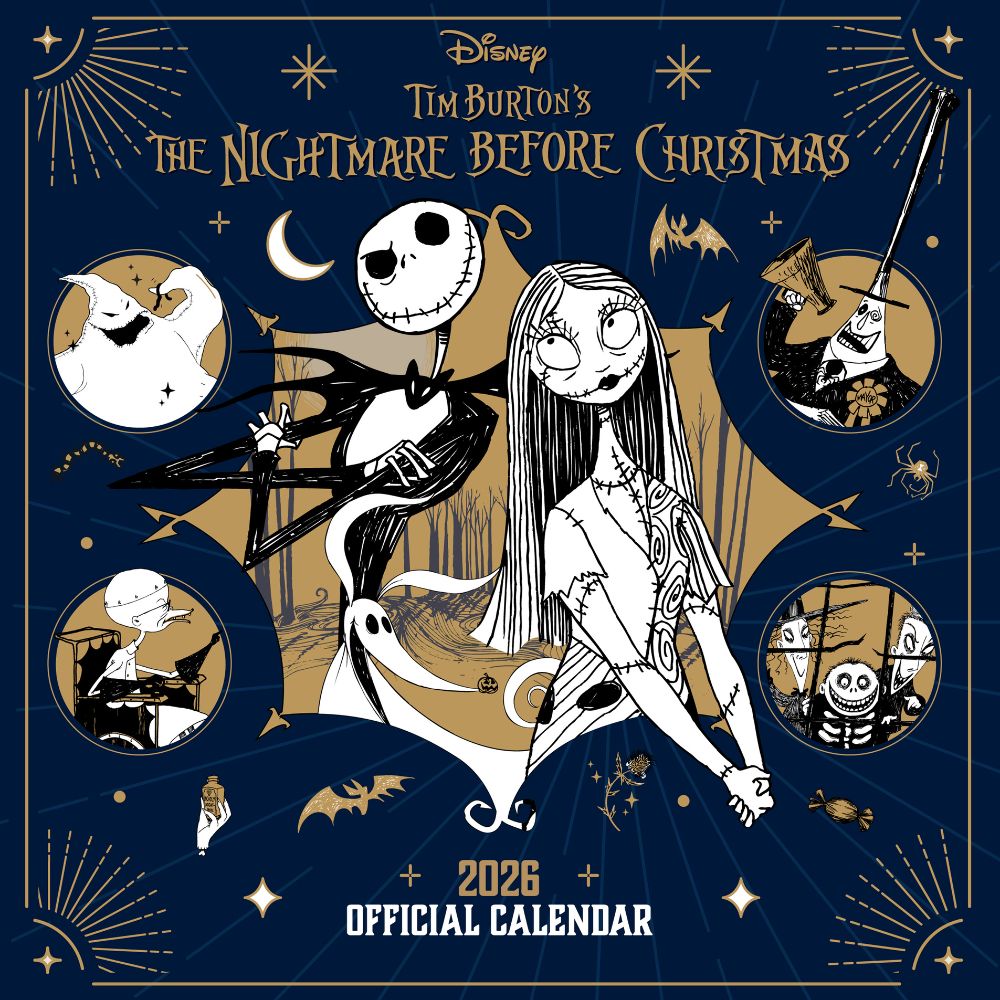 The Nightmare Before Christmas 2026 Calendar And Diary Gift Box Set Official Product