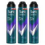 Men Anti-perspirant 72h Nonstop Protection Active Dry Deodorant, 3pk, 250ml | 3