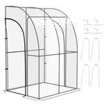 143x118x212cm Walk-in Lean-to Greenhouse