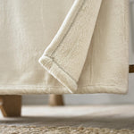 Hardwick Heavyweight Supersoft Fleece Throw | 150cm x 180cm | Beige
