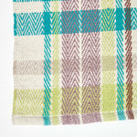 Wilson Handwoven Blue, Yellow And Brown Tartan 100% Cotton Rug | 120cm x 180cm | Blue & Yellow