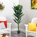 160cm Artificial Tropical Spathiphyllum Tree Fake Plant In Pot