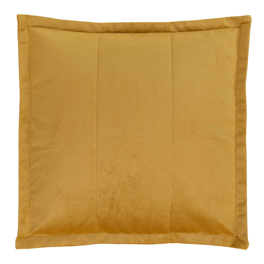 Vita Velvet Footstool Bean Bag Pouffe | Yellow