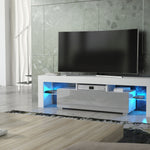 Aria Tv Unit 160cm With Led Lights | Grey