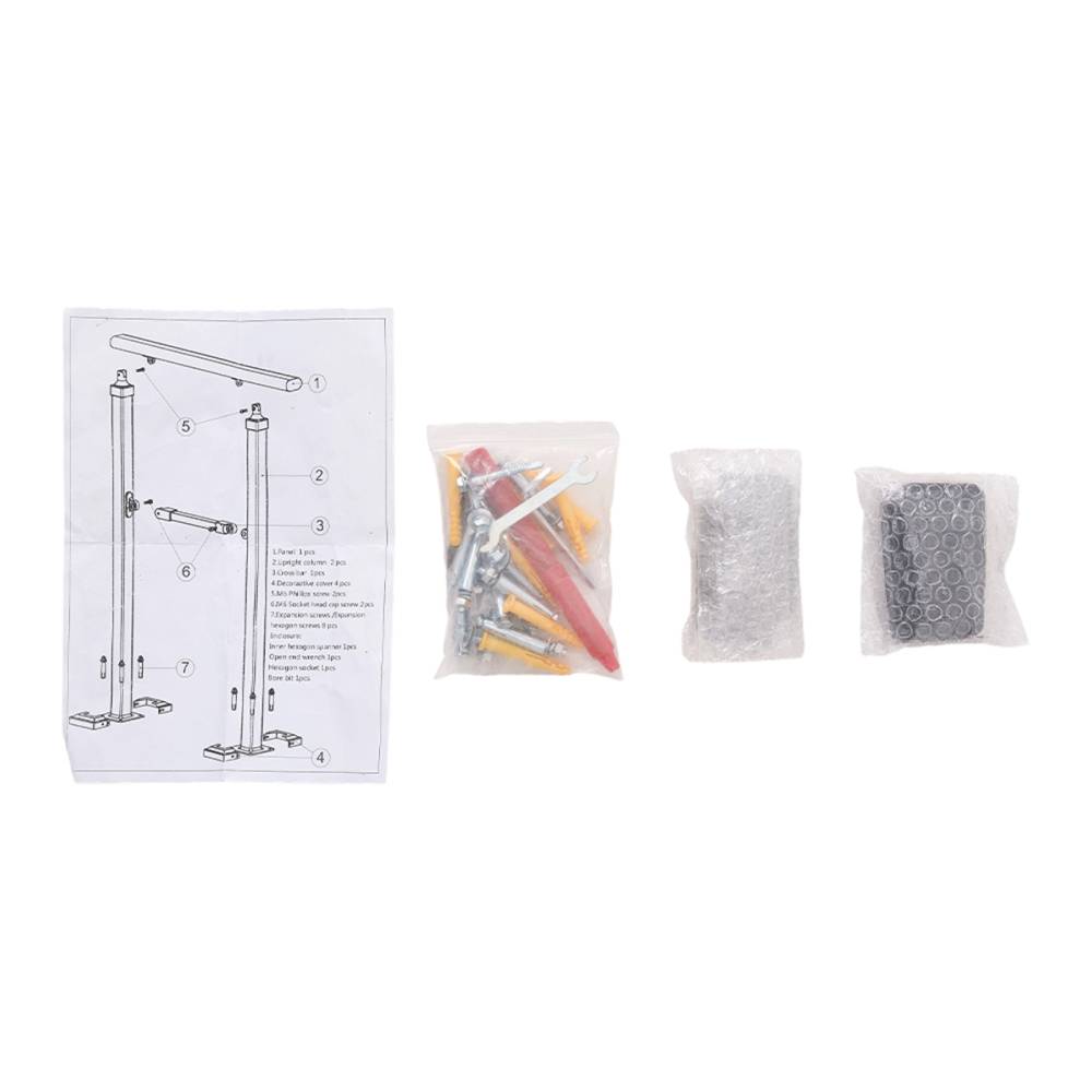 Outdoor Carbon Steel Step Handrail Railing Kit | Small