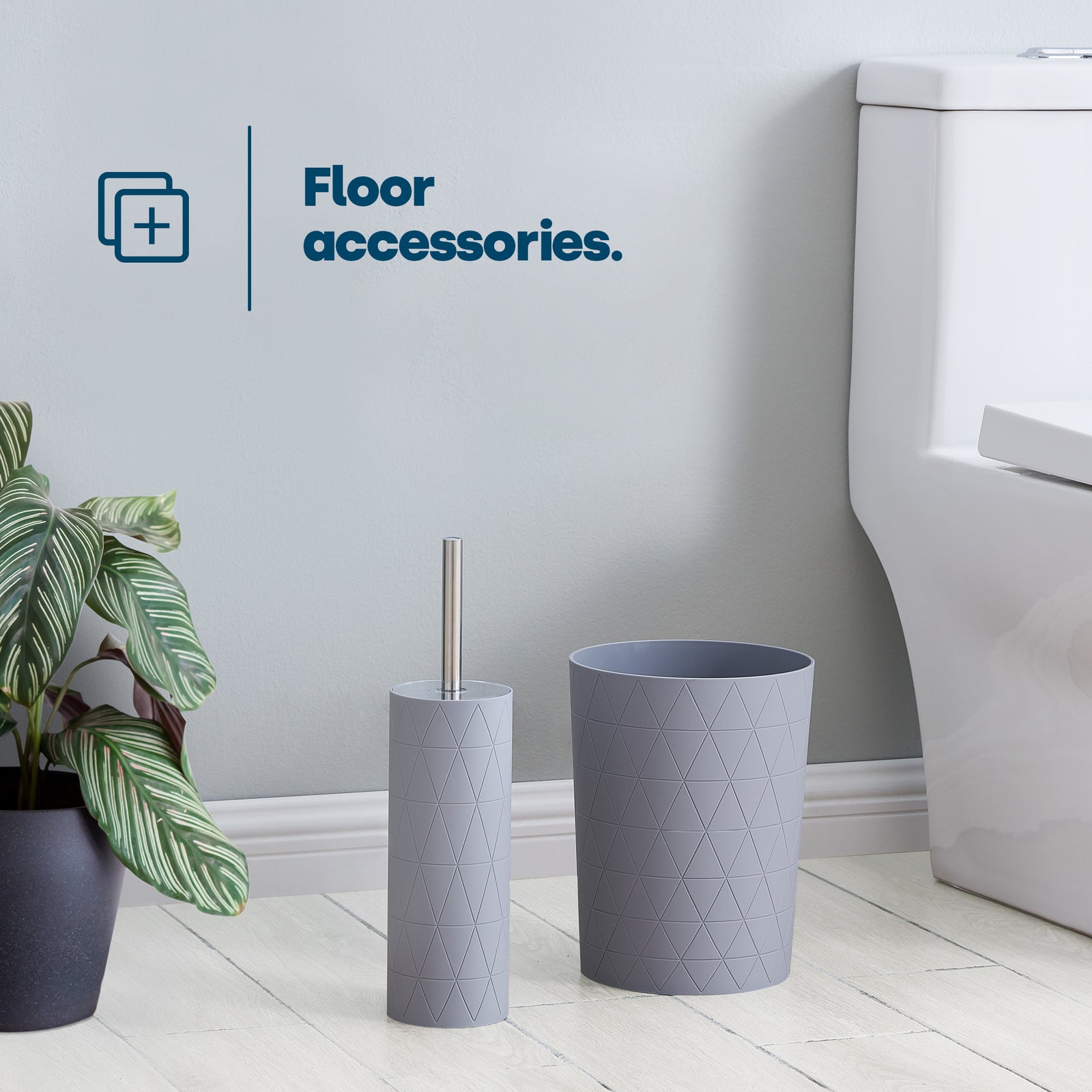 Bathroom Set - Grey