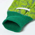 Children's Gardening Gloves With Green Floral Design | One Size | Green