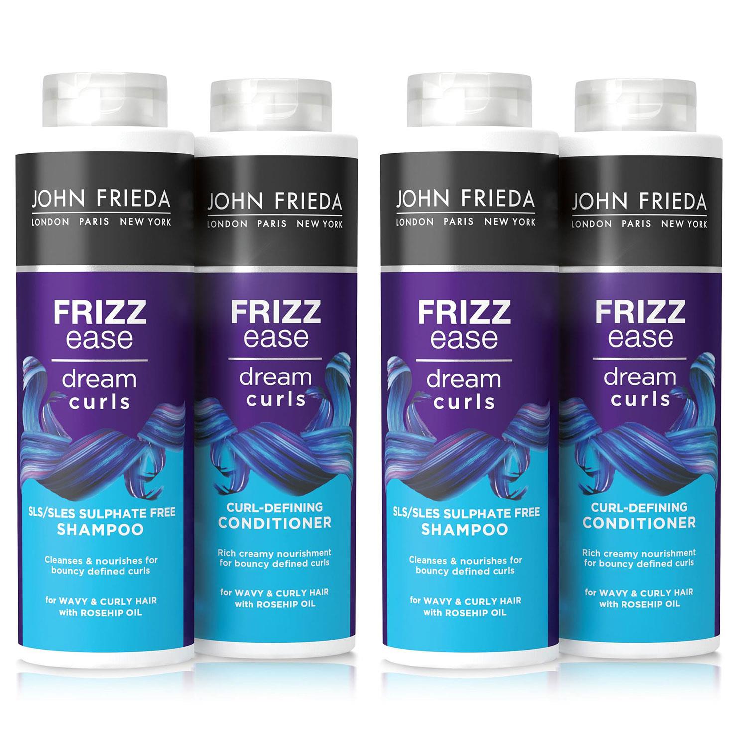 Frizz Ease Dream Curls Duo Pack 2x Shampoo & 2x Conditioner, 500ml