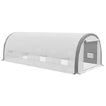 6x3m Polytunnel Greenhouse W/ Door & Windows