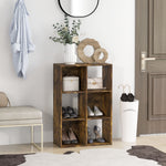 Storage Cabinet Bookcase 6 Cube For Home Office | One Size | Brown