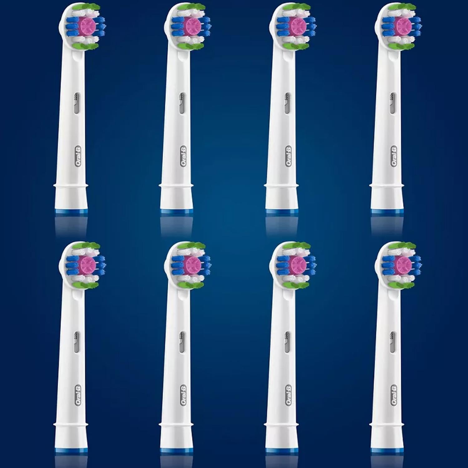 3d White Power Toothbrush Refill Heads, Pack Of 8
