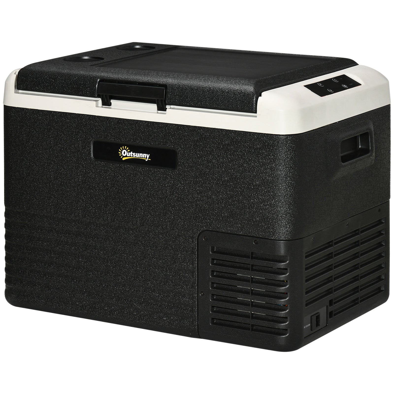 Car Refrigerator 12v Portable Freezer For Camping, Driving | Medium | Gray