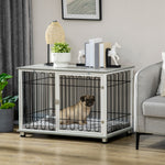 Dog Crate Indoor W/ Washable Cushion - Small/medium