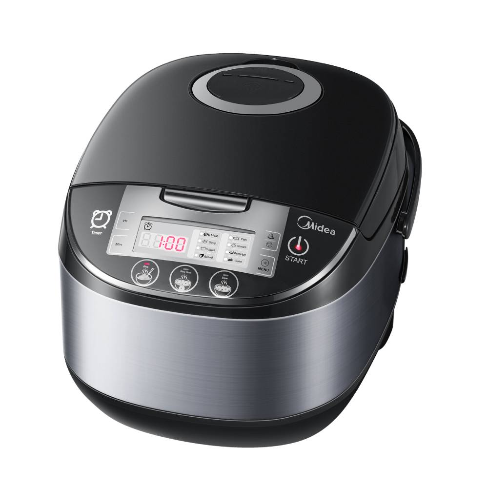 5l Multifunctional Rice Cooker – 8 Preset Programs, Led Display, Smart Heat Control, Stainless Steel & Non-stick Po