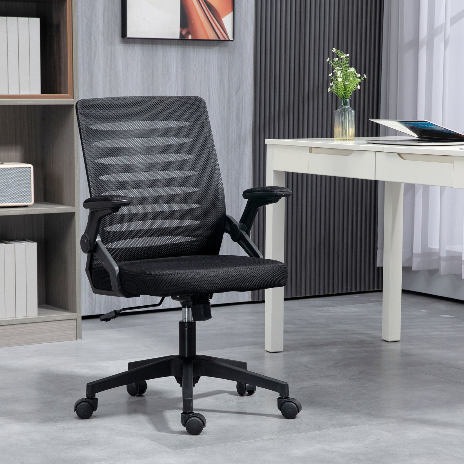 Mesh Office Chair Lumbar Support | Black