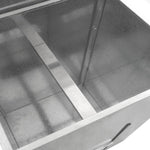 Galvanised Coal Bunker | 350kg | Silver