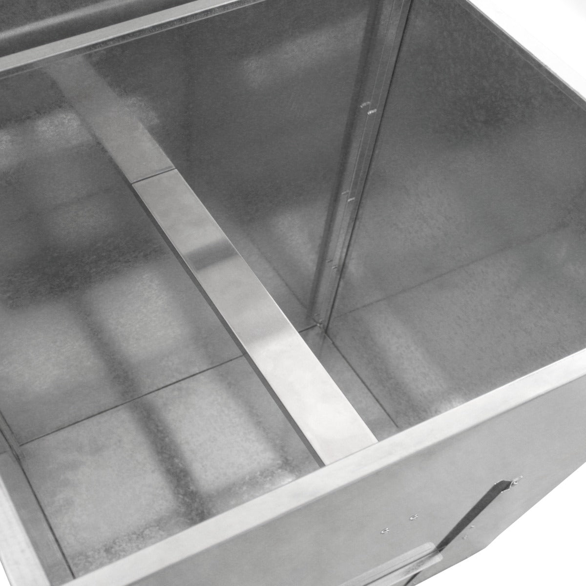 Galvanised Coal Bunker | 350kg | Silver
