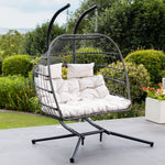 Burford Swinging Double Garden Seat | Cream