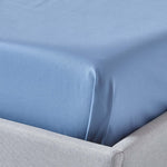 Egyptian Cotton Flat Sheet 1000 Thread Count | Super King | Airforce Blue