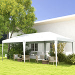 3 X 6 M Pop Up Gazebo Patio Party Event Heavy Duty Canopy | White