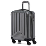 55x40x20cm Lightweight Luggage Overhead Cabin Hard Shell Cabin Suitcase 60+ Airlines Approved - Carry On Case - 4 Wheels | Cabin | Anthracite