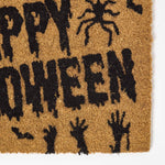 HOMESCAPES Happy Halloween Non-slip Coir Doormat, 40 X 60 Cm