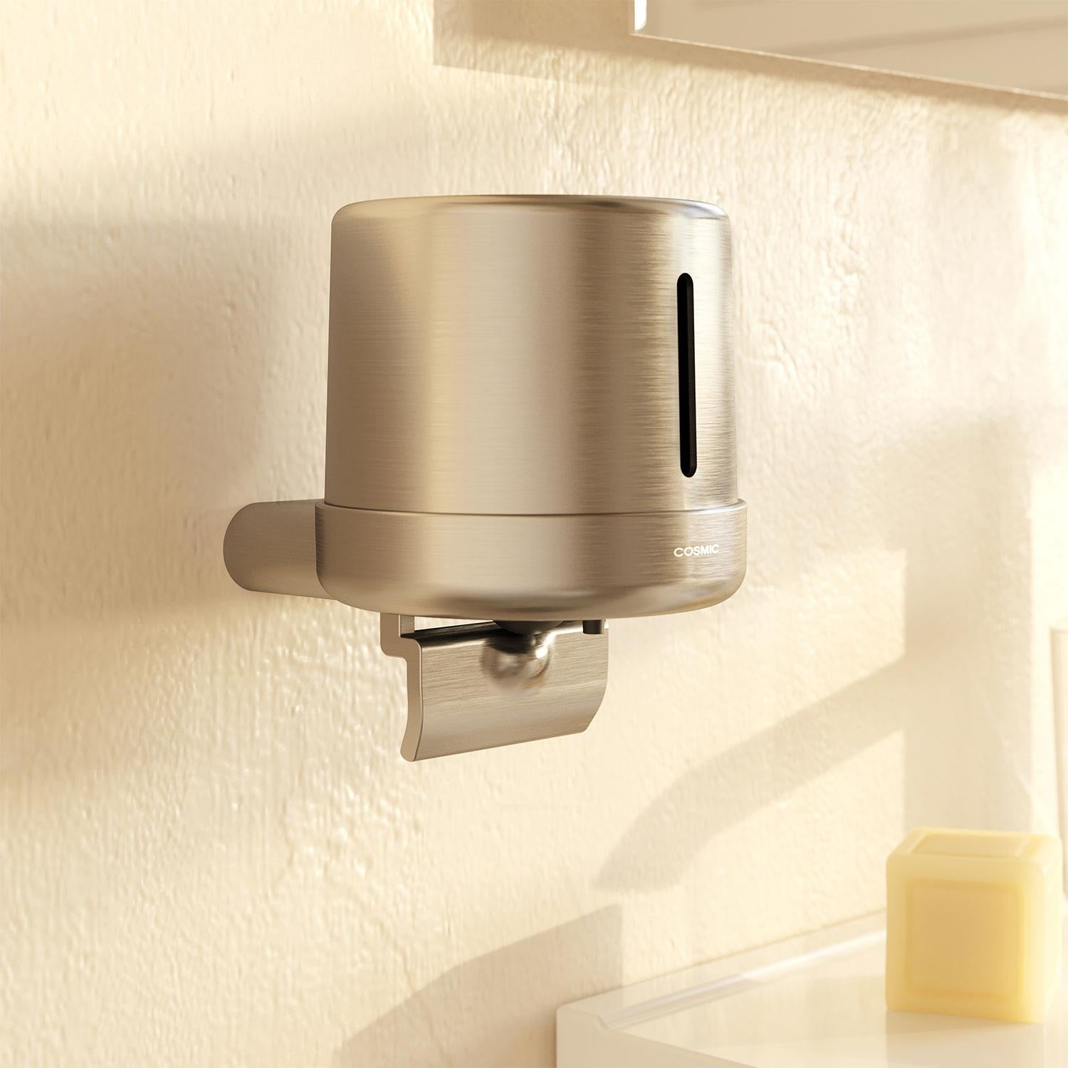 Soap Dispenser, Brushed Stainless Steel, Architect S+ Collection
