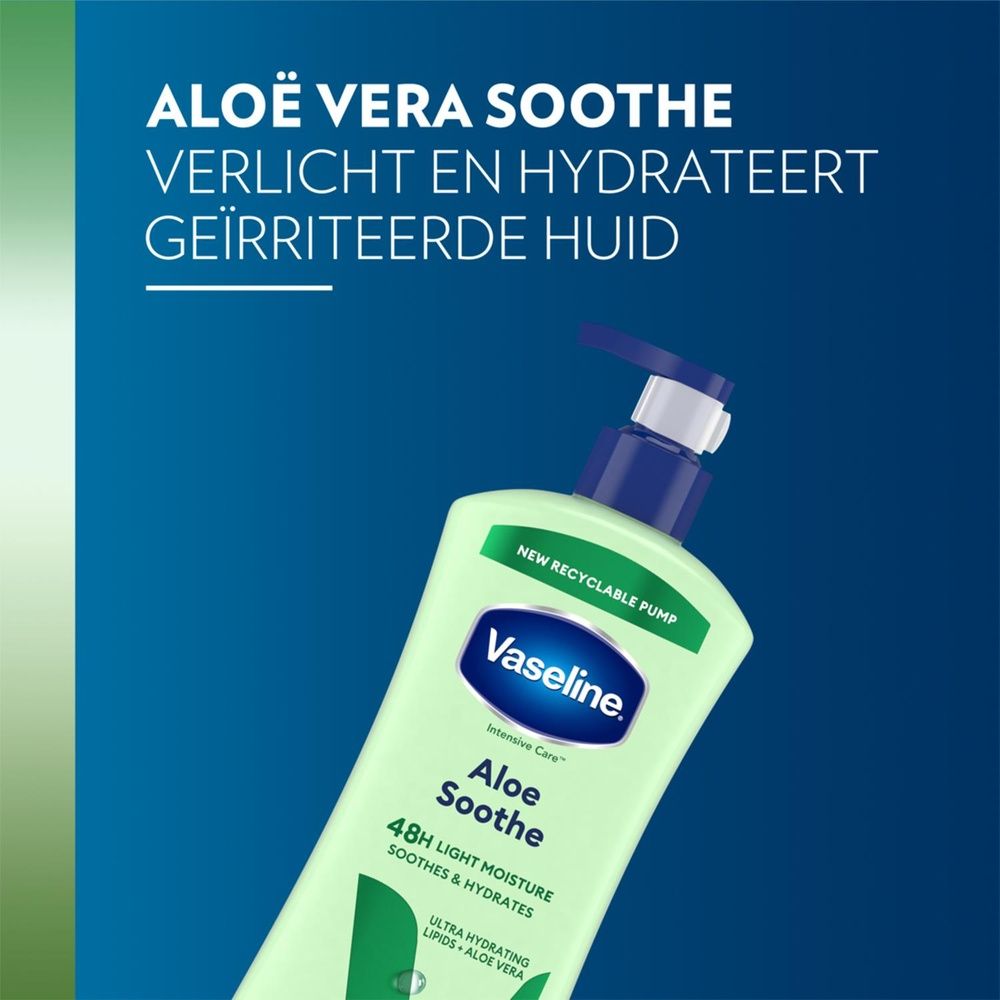 Vaseline Gift Set Aloe Soothe Lotion 600ml, Spray 190ml & Lip Therapy 20g