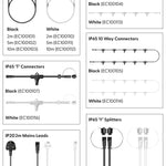 Eagle Connect Led String Lights White Rubber Cool White