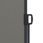 Retractable Side Awning, Garden Divider | Medium | Dark Gray