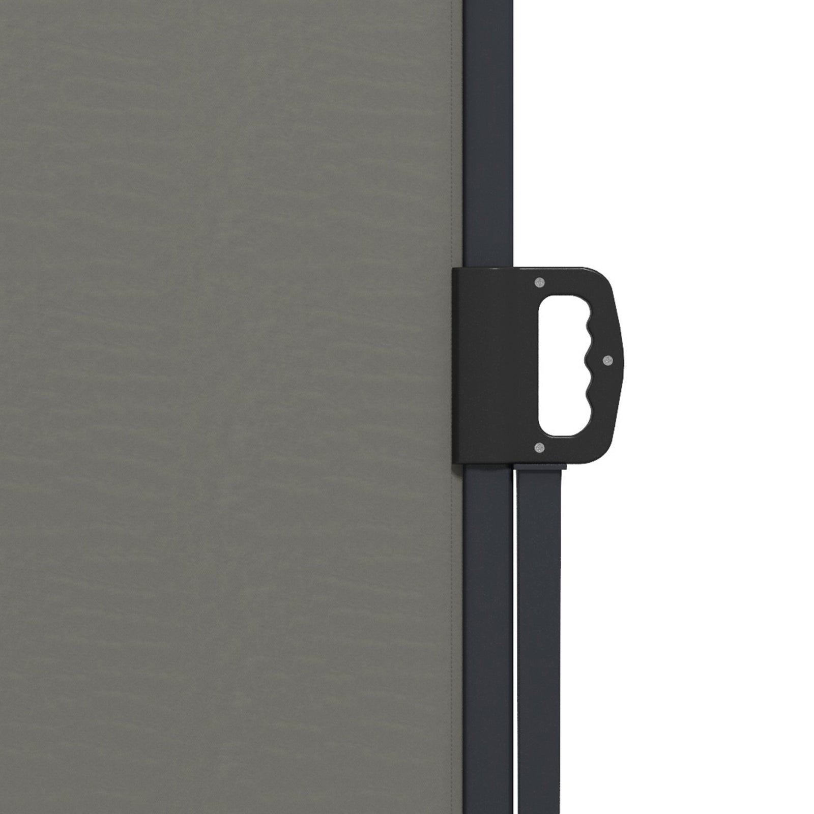 Retractable Side Awning, Garden Divider | Medium | Dark Gray