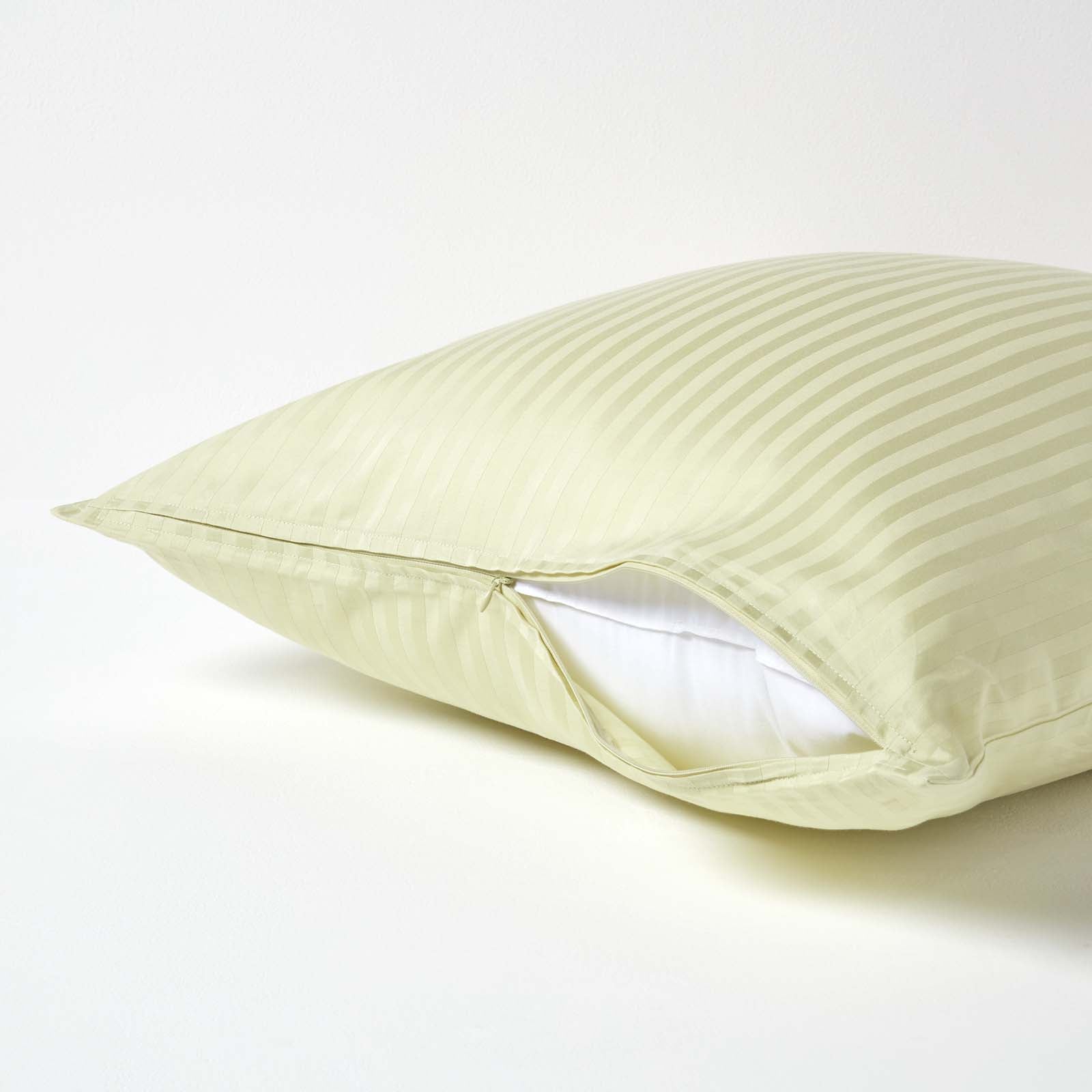 European Size Egyptian Cotton Pillowcase 330 Tc | 60cm x 60cm | Sage Green