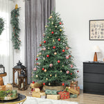 Christmas Tree, Full Spruce Xmas Tree, Easy Assembly | 7ft | Green