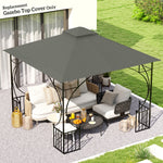 Gazebo Canopy Replacement Cover 3 X 3(m) 2-tier Roof Top