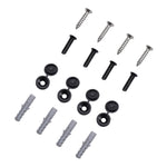 Modern Carbon Steel Wall Towel Rack With Hooks