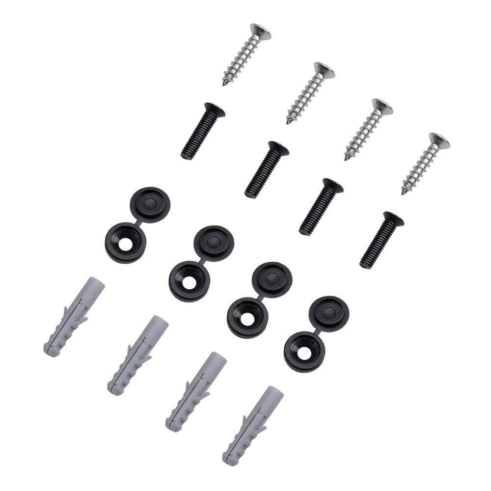 Modern Carbon Steel Wall Towel Rack With Hooks