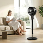 20 Db Silent Standing Fan For Bedroom, 42" Pedestal Fan | Black