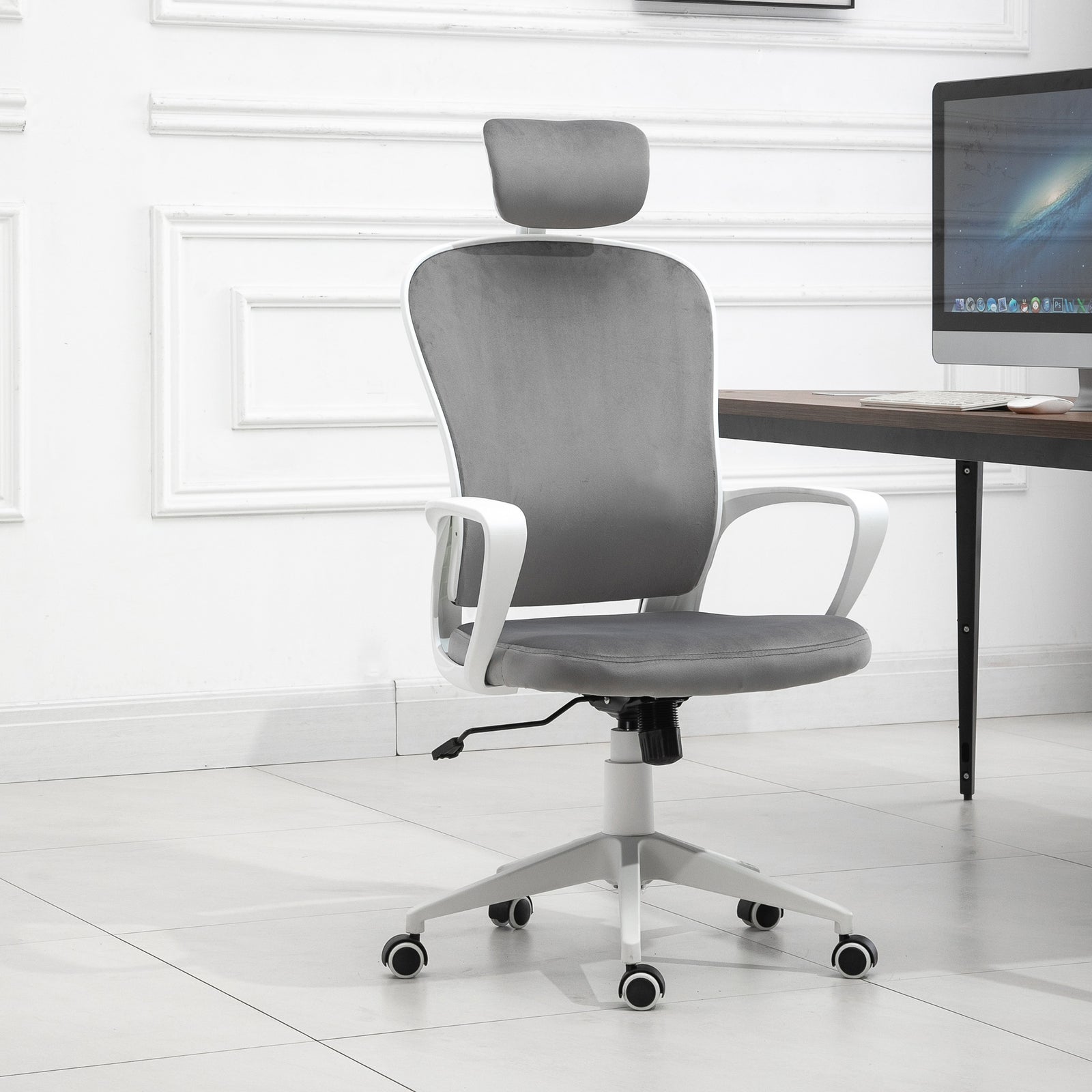 High-back Rocking Office Chair Headrest