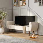 Breeins Teddy Fleece Upholstered Storage Bench