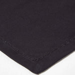 Plain Cotton Fabric 4 Napkins Set | 45cm x 45cm | Black