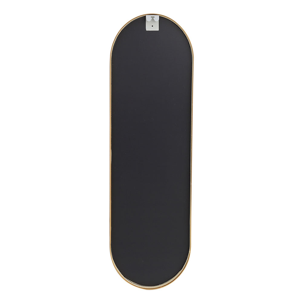 40x150cm Modern Oval Metal Full Length Wall Mirror Gold
