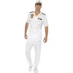 Deluxe Captain Costume, Short Sleeve | Small