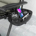 2 Pieces Zero Gravity Chairs, Reclining Folding Sun Lounger