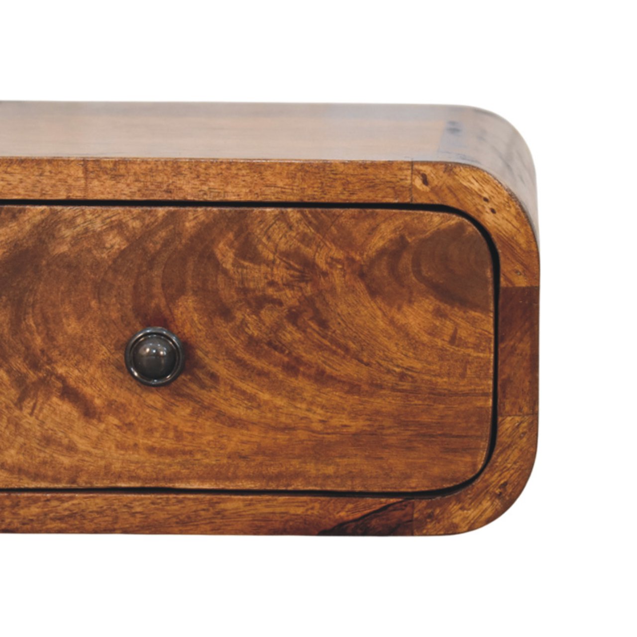 Solid Wood Avora Mini Wall-mounted Chestnut 1 Drawer Nightstand